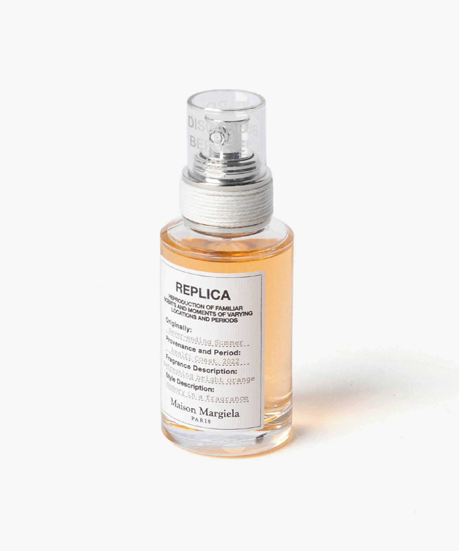 メゾン マルジェラ MAISON MARGIELA NEVER ENDING SUMMER ネバーエンディング サマー REPLICA レプリカ オードトワレ 30mL ユニセックス フレグランス