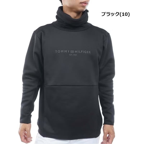 トミーヒルフィガー ゴルフ メンズ ネックウォーマー付 スウェット TOMMY HILFIGER THMA678 2026年秋冬モデル お誕生日祝い お祝い 記念品 お父さん 父の日 彼氏 男性 30代 40代 50代 60代  還暦祝い 敬老の日 人気プレゼント プレゼント