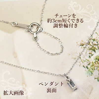 4℃ K10WG ブルー/ホワイトトパーズ ペンダントネックレス アクアマリン 