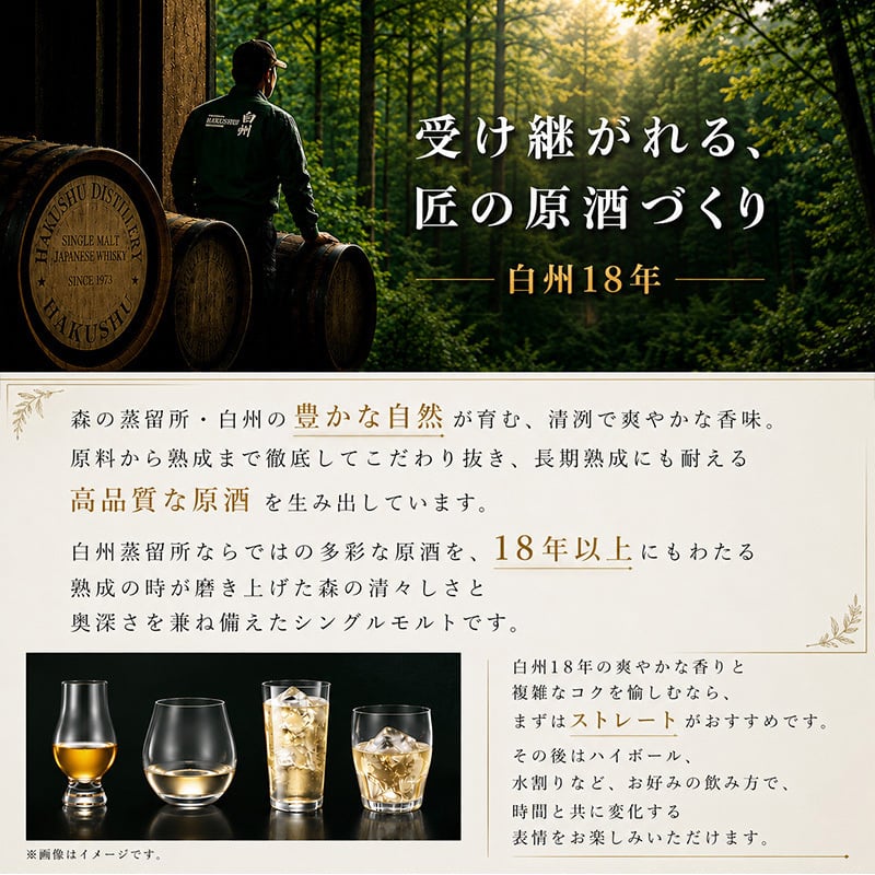 白州 白州18年 名入れ お酒 ウイスキー シングルモルトスコッチ ロックグラス グラス    名前入り プレゼント ギフト 面白い センス 定年退職 還暦祝い 退職祝い 男性 女性 お祝い 古希 喜寿 傘寿 米寿 卒寿 白寿 百寿 敬老の日