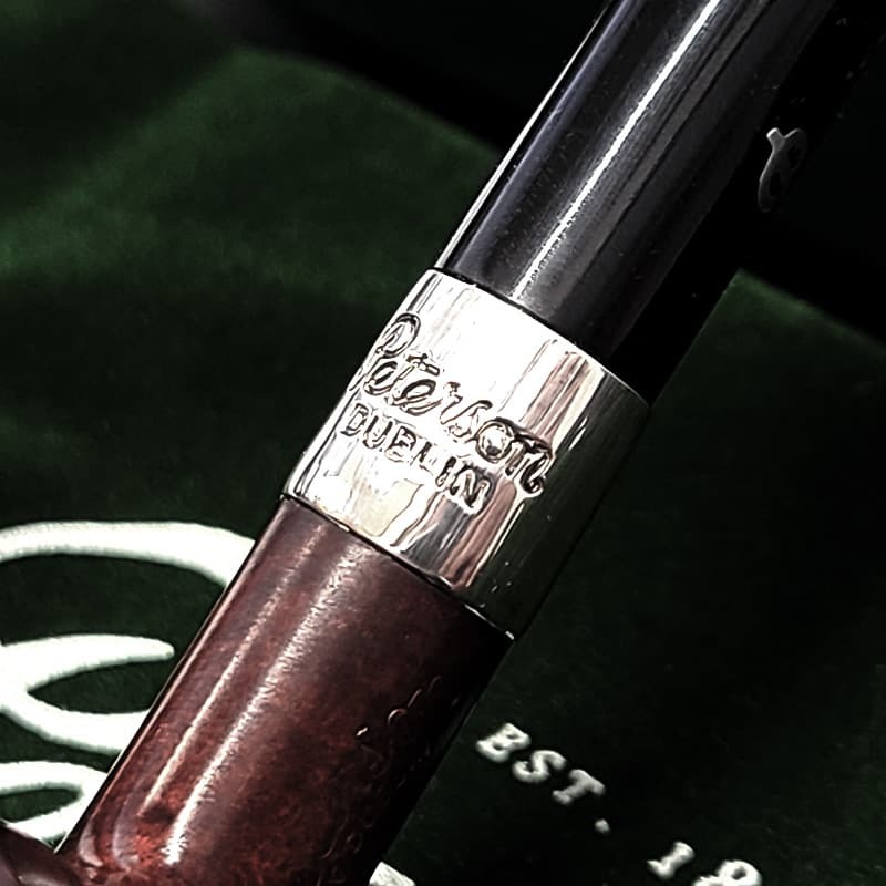 ピーターソン パイプ キルデア 3085 シルバーマウント Pリップ スターリングシルバー パイプ本体 Peterson ファセット 喫煙具 ブラウン アイルランド 高級 おしゃれ かっこいい タバコ メンズ ギフト プレゼント