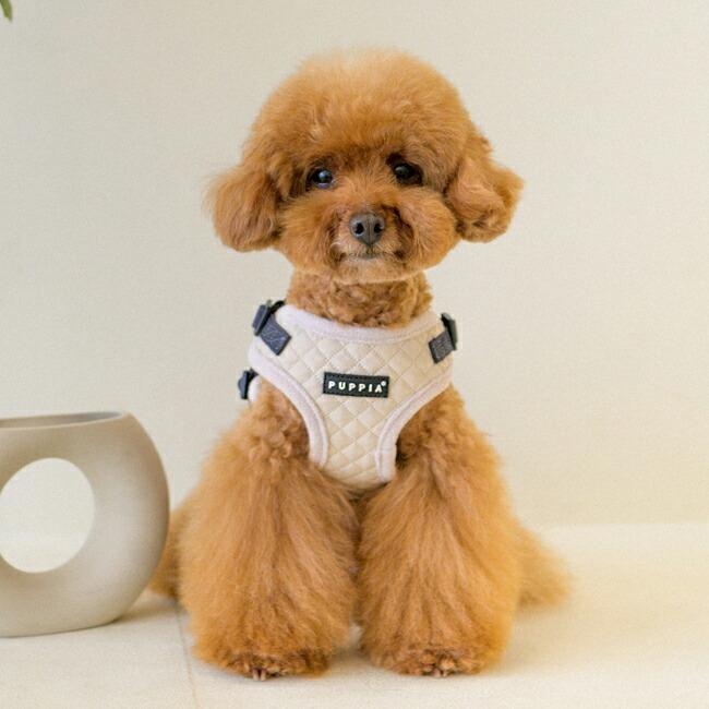 PUPPIA パピア ハーネス アービン 快適ハーネス Cタイプ 秋冬 防寒 プレゼント ギフト 贈り物 誕生日 小型犬 犬用 犬服 トイプードル チワワ S M 散歩用 胴輪 快適設計 柔らかい 着せやすい バックル式 暖かい おしゃれ