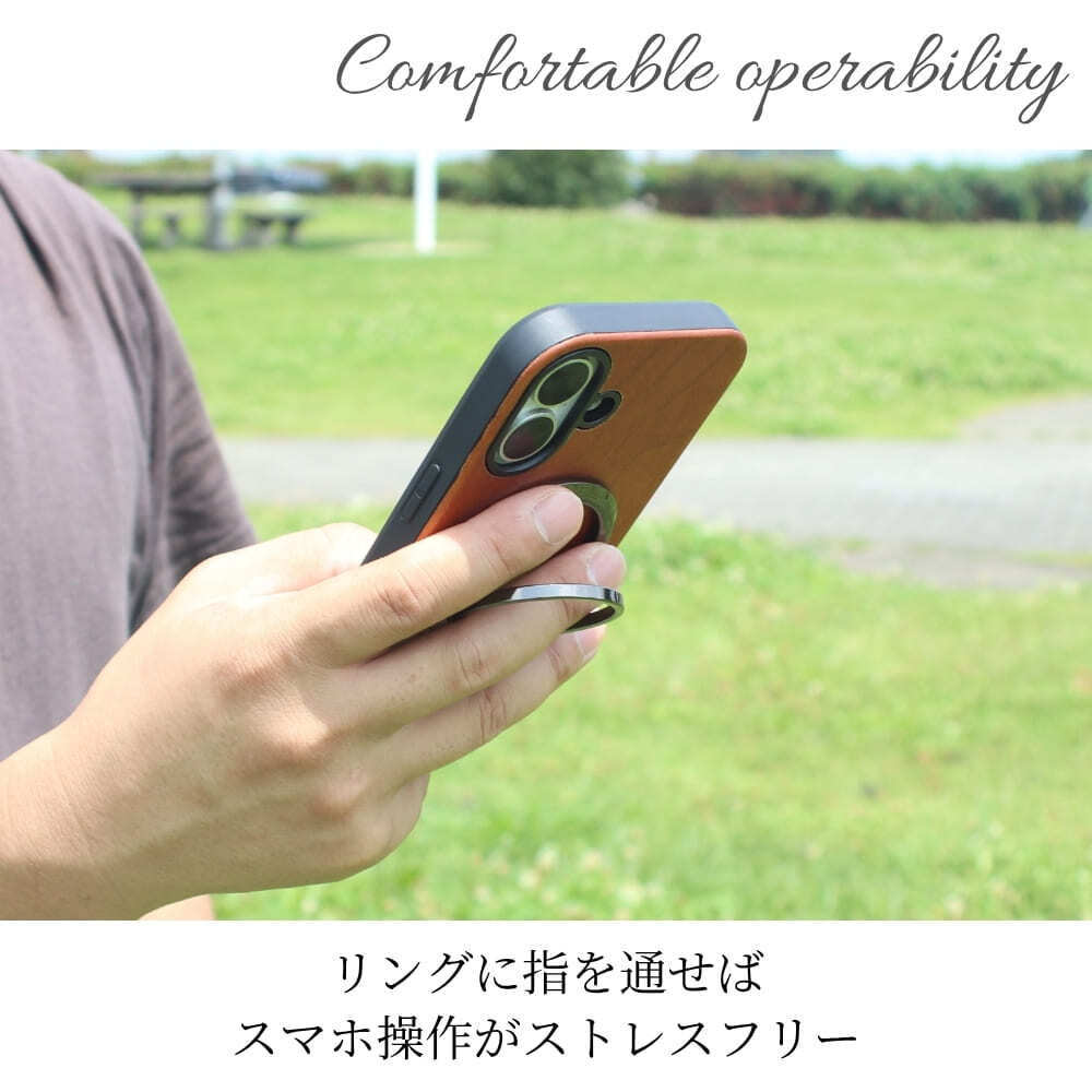 iphone17 ケース 木製 リング付き MagSafe対応 iphone17e iphone17Pro iphoneAir iphone17ProMAX ウッド マグセーフ対応 天然木 木目 アイフォン 17 pro max air 17e ホルダー マグネット 薄型 プロ マックス エアー 耐衝撃 シンプル アウトドア 名入れ 落下防止 送料無料