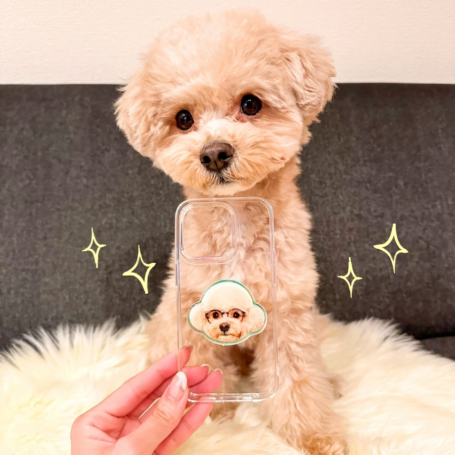 お好きなお写真で作れる♪オリジナル オーロラ スマホグリップ 愛犬 愛犬グッズ オリジナルグッズ うちの子 うちの子グッズ iphoneケース スマホケース オーダーメイド ペットグッズ スマホアクセサリー 犬用品 わんちゃんグッズ ギフト 虹の子  父の日 母の日 ぷくぷく