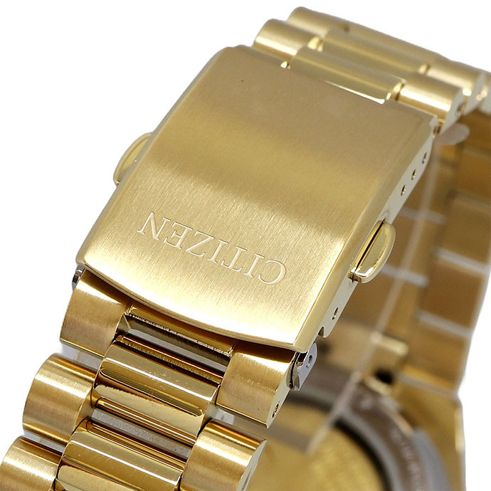 CITIZEN 腕時計 シチズン 時計 ウォッチ シチズン コレクション TSUYOSA Collection ツヨサ コレクション 自動巻き メカニカル グリーン ゴールド メンズ NJ0152-51X [並行輸入品]