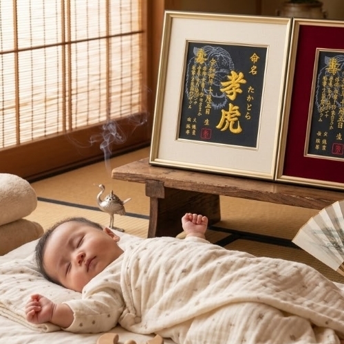 【大虎】 虎 寅年 刺繍 命名書 刺繍命名書 代筆 額付き 額 命名額 命名 紙 オーダーメイド 日本製 男の子 女の子 出産内祝い 色紙 高級感 壽 初孫  端午の節句 こどもの日 お七夜 命名式 命名紙  桃の節句 五月人形 お祝い 七五三 ひな祭り 雛祭り ギフト プレゼント