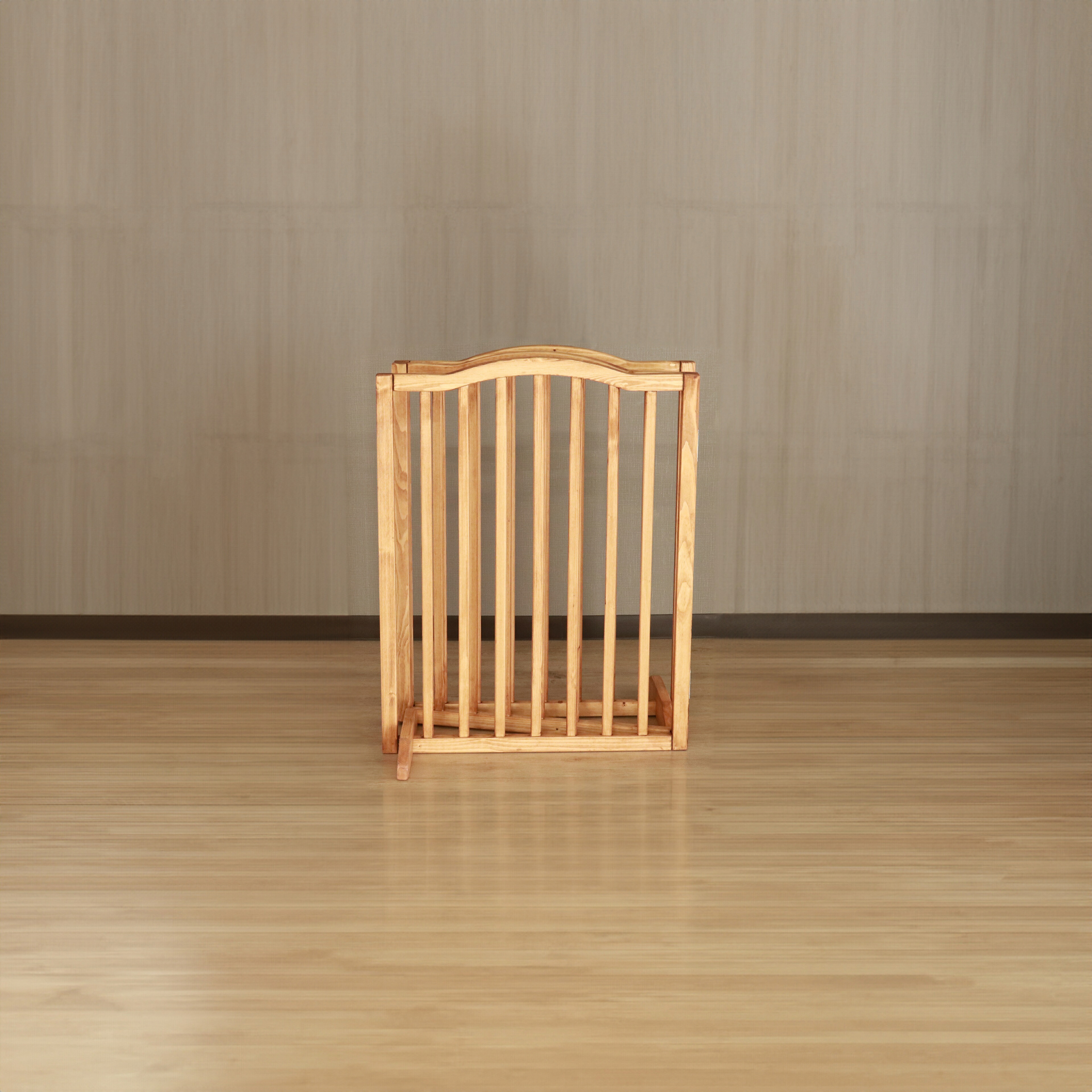 ペットフェンス giocoso 完成品 パイン材 天然木 ライトブラウン・ホワイト W58×D2.2×H75cm/1枚x3枚隙間:約4.7cm ペットゲート 犬 猫 柵 ペット用品 ライトブラウン ホワイト おしゃれ 新生活