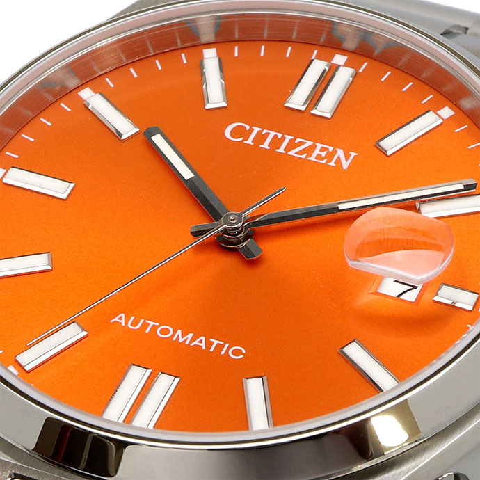CITIZEN 腕時計 シチズン 時計 ウォッチ シチズン コレクション TSUYOSA Collection ツヨサ コレクション 自動巻き メカニカル オレンジ メンズ NJ0151-88Z [並行輸入品]