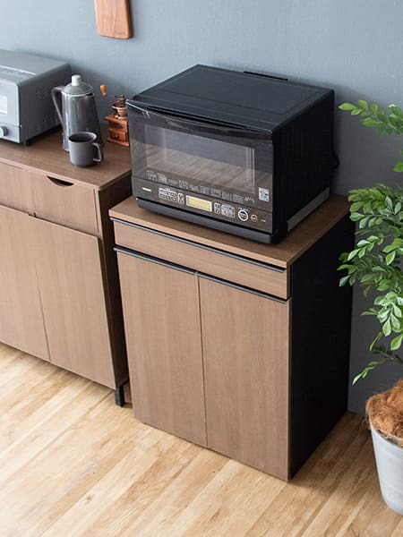 ゴミ箱 ダストボックス 木製 幅60cm 45Ｌ 45リットル 木目調 キャスター付き ごみ箱 分別 大容量 キッチンペール スリムデザイン シンプル モダン ブラウン木目 ホワイト木目 ナチュラル木目 北欧北欧 韓国 おしゃれ 人気