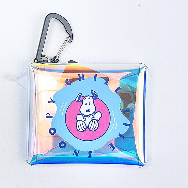 スヌーピー クリアマルチケース(SS) 浮き輪 チルライフ SNOOPY