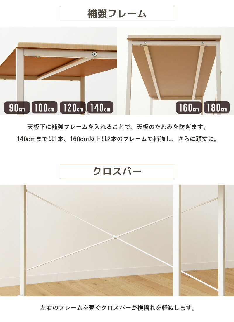 デスク チェア パソコン 140cm 奥行45cm 大きめ オフィス リビング 学習机 省スペース 勉強机 大学生 白 おしゃれ シンプル テレワーク 在宅 コンパクト 学習 子供 机 書斎机 簡易 スリム ホワイト iw-17140 新生活