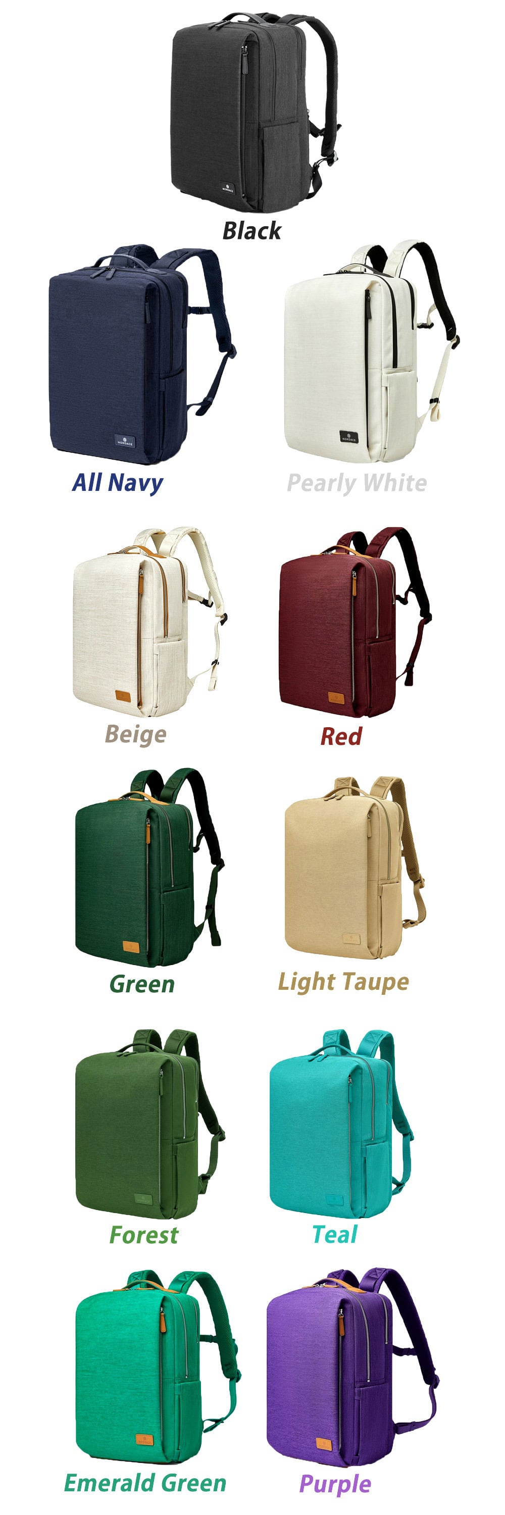 【正規輸入販売代理店】Nordace Siena Pro15 日本限定カラー リュック ビジネスリュック メンズ レディース ブランド [ ノルディス シエナ プロ ND1118 ] 大容量 軽量 USB充電ポート付き 180°開口 旅行 通学 通勤 プレゼント 新生活
