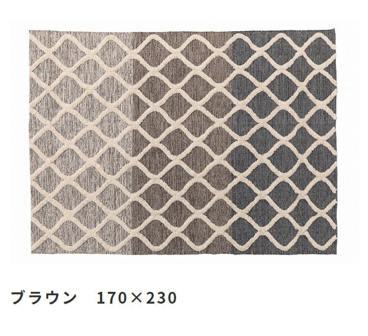 玄関マット ラグマット ラグ インド綿 コットン 130x190 長方形 綿オールシーズン カーペット 絨毯フローリング キッチン 玄関 マット リビングマットブラウン ブラックインド製コットンラググラデーションストライプ \5%OFFクーポン 玄関ラグ