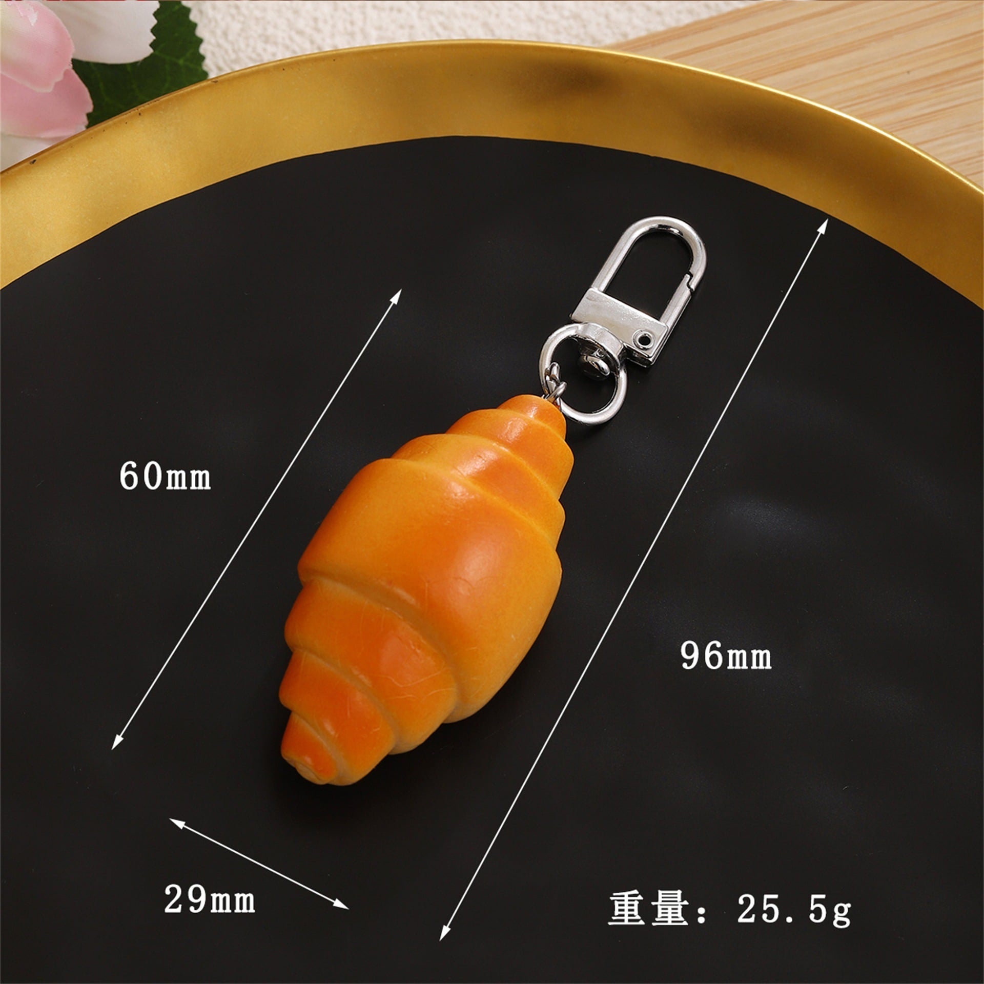 パン キーホルダー 食品サンプル風 ミニチュア フード バッグチャーム ドーナツ バゲット クロワッサン 牛角パン かわいい おしゃれ 鍵飾り 小物 雑貨 プレゼント