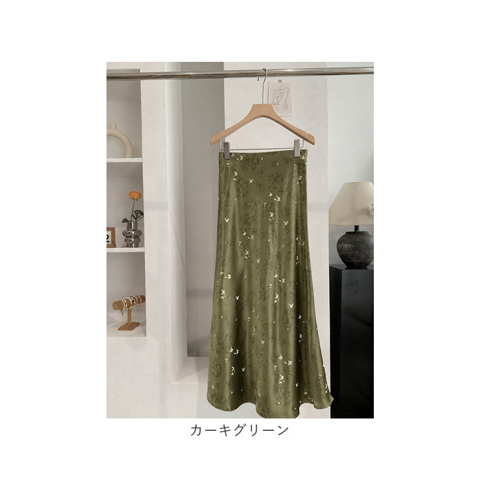 マーメイドスカート おしゃれ 通販 サテンスカート マキシ丈スカート ロングフレア ウエストゴム レディースファッション ロングスカート きれいめ オフィスカジュアル ボトムス オシャレ かわいい 光沢感 上品エレガント 大人可愛い 婦人服