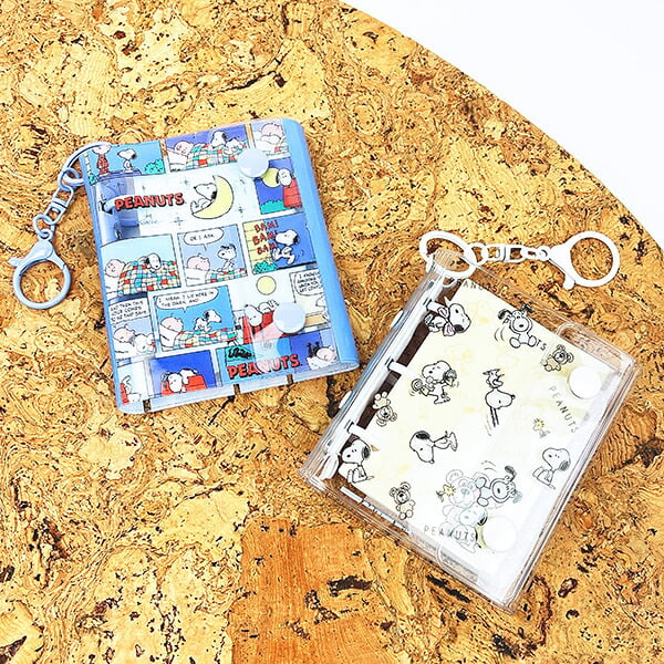 スヌーピー チラシ ミニシールバインダーチャーム 文具 SNOOPY