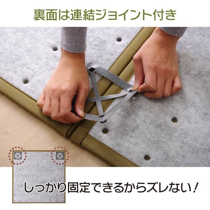 日本製 水拭きできる ポリプロピレン 置き畳 ユニット畳 軽量 軽い シンプル 67×67×1.7cm (9枚1セット)