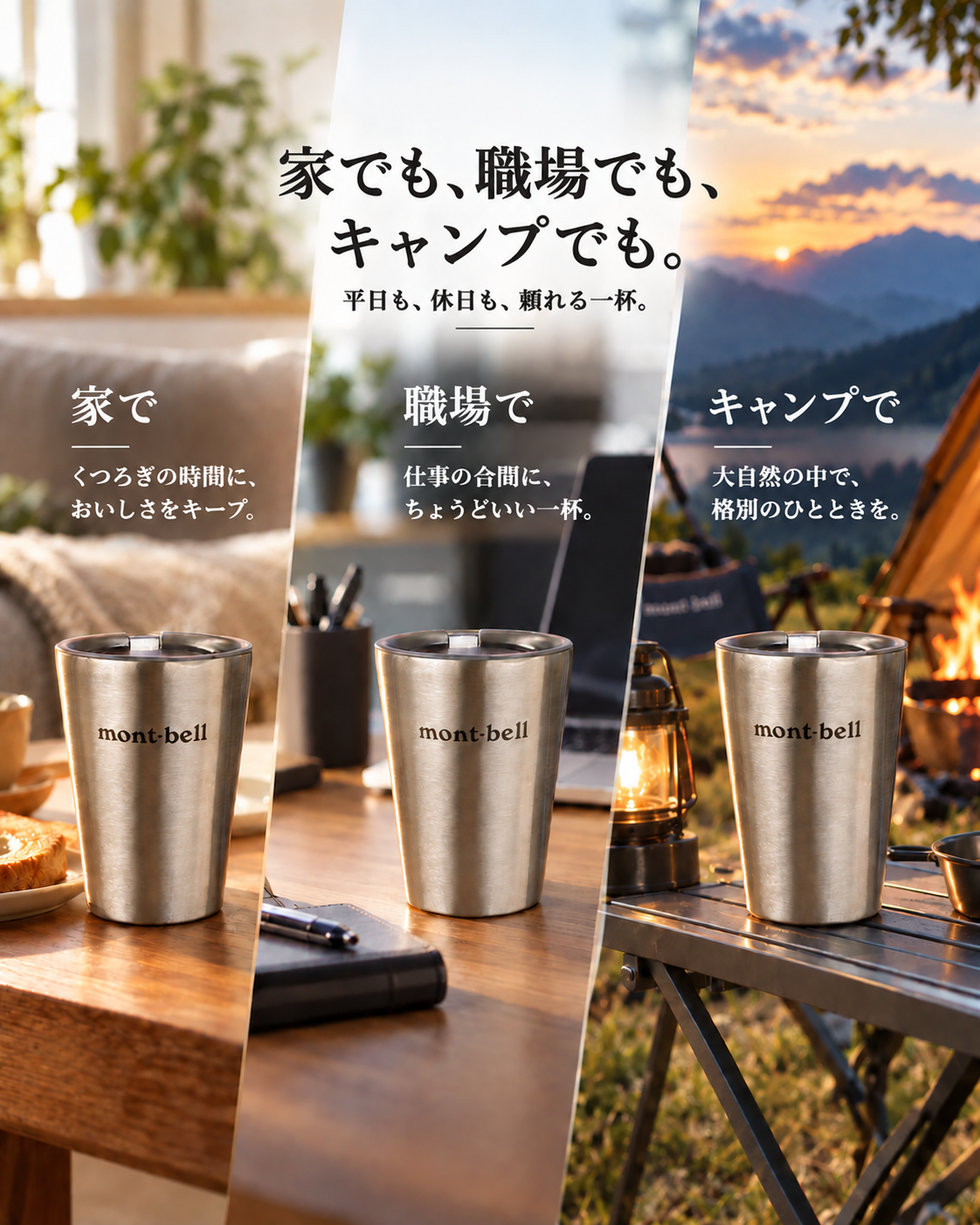 【ラッピング無料】mont-bell モンベル ステンレス サーモカップ 250 1124871 250mL ギフト コップ キャンプ アウトドア用 アウトドアグッズ