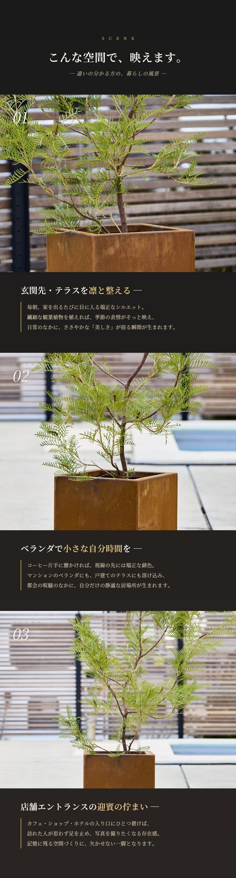 コールテン鋼 高級植木鉢 おしゃれ スクエア 30cm四方 アンティーク 経年美 Patina スクエアプランターL300 2mm厚 A-PLUS 屋外 観葉植物 多肉植物 サボテン 寄せ植え 花 鉢カバー 北欧 モダン ガーデニング 玄関 庭 パティナ