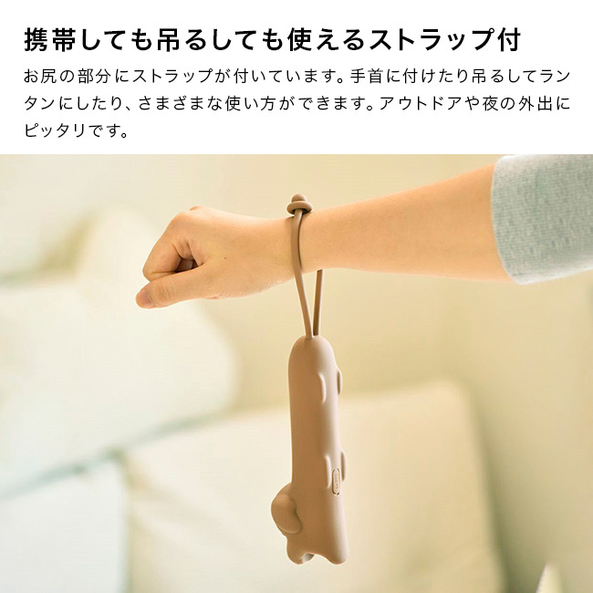 レッドワークス シリコン製 LED懐中電灯[可愛いライト ハンディライト 子供 ライト 電灯 フラッシュライト 点滅ライト 防災ライト 防災グッズ 非常用 停電対策 グッズ 充電式 USB Type-C アウトドア キャンプ 夜釣り]