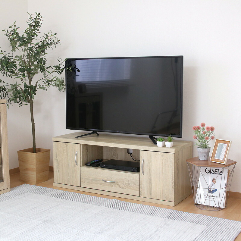 ラルゴ ワイドローボード オーク オーク・オークブラウン・オークホワイト 3色展開 テレビ台 リビング収納 テレビボード おしゃれ シンプル 新生活 家具 インテリア 不二貿易