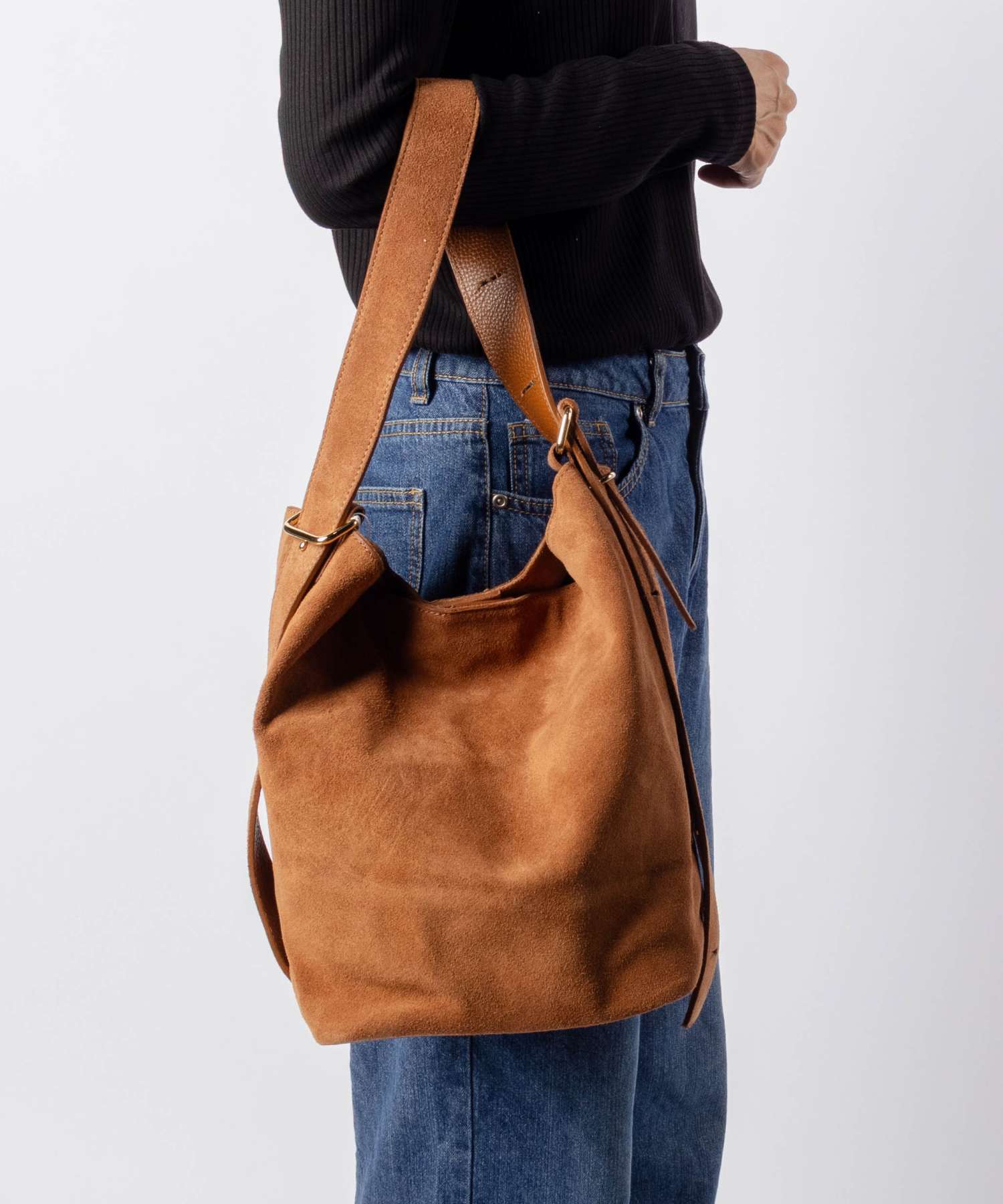 【正規品】 オウレンティ AULENTTI SHOULDER BAG ショルダーバッグ EL-L823-SCDO スエード レディース バッグ