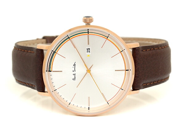 ポールスミス Paul Smith 腕時計 ウォッチ メンズ 革ベルト アナログ3針 デイトカレンダー Track 42mm ps0070015
