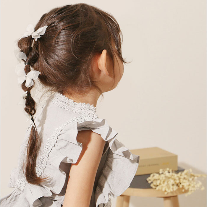 RORA ヘアクリップ 4個セット 通販 ローラ ローズ ヘアークリップ ヘアアクセサリー 髪飾り キッズ 子供 子ども こども ミニ 小さめ 蝶々 ちょうちょ リボン かわいい おしゃれ 女の子 女子 入園式 卒園式 入学式 卒業式 結婚式 キッズファッション