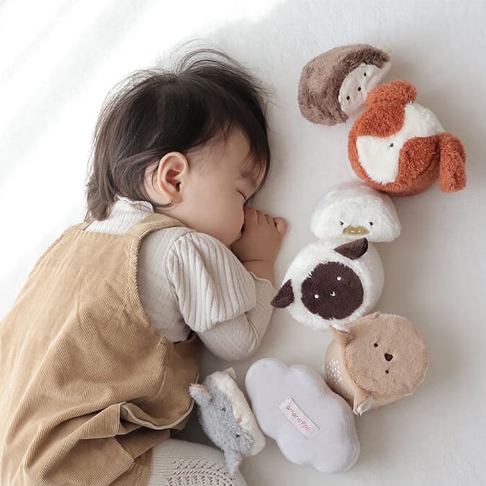 amanoppo あまのっぽ もちふわブロック ふわふわ＋ 森の新しいおともだち | どうぶつ 動物 アニマル ソフトブロック 布製 つみき 積み木 洗濯 洗える 赤ちゃん