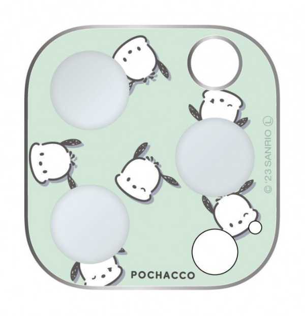 サンリオ iPhone15 Pro 15 ProMax 14 Pro 14 ProMax カメラカバー ポチャッコ カメラレンズ保護 アルミバンパー 強化ガラス キャラクター グッズ おしゃれ かわいい サンリオ正規ライセンス品