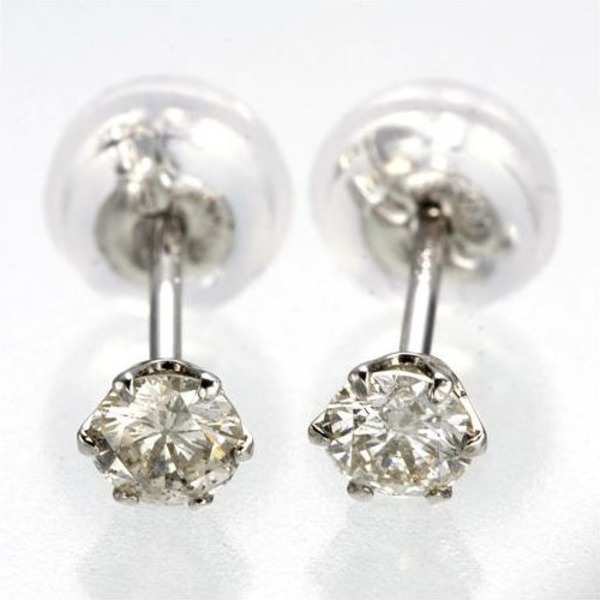 ダイヤモンドピアス プラチナ PT900 0.24ct 一粒石 スタッドピアス レディース アクセサリー シンプル 上品 普段使い 記念日 誕生日 プレゼント ギフト