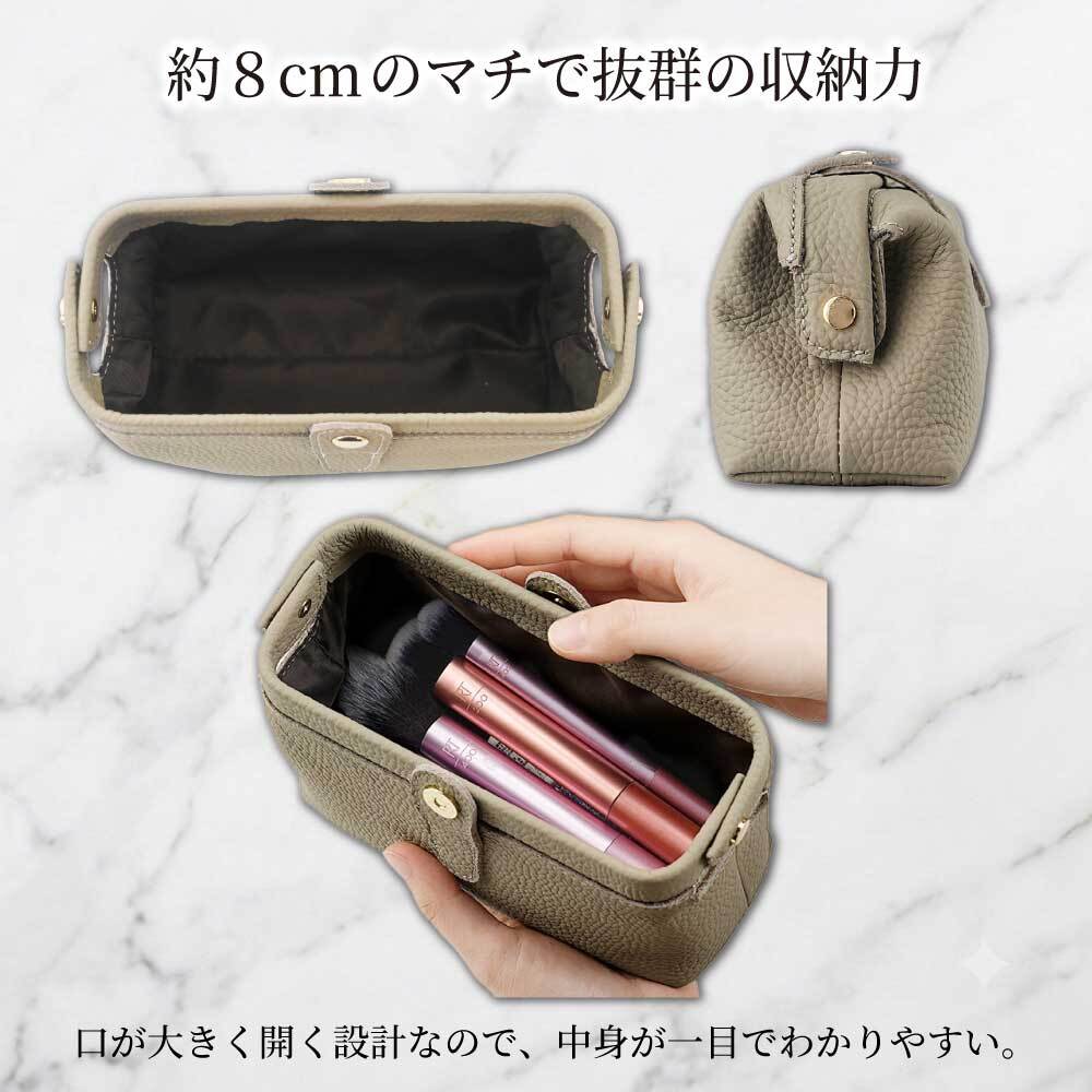 【即納 /送料無料】本革 ポーチ レザー収納ポーチ ポーチ 軽量  コンパクト 収納 軽い 軽量 韓国 レディース おしゃれ 可愛い カラー プレゼント トレンド シンプル  通勤 通学 かわいい 自立 母の日 ギフト 化粧ポーチ トラベルポーチ 高級 小物入れ レザー マルチポーチ