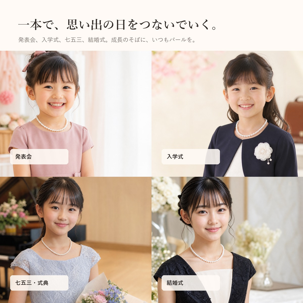 キッズ パールネックレス カジュアル 子供用 6mm 貝パール 31～36cm アジャスター付き 女の子 子供 ネックレス 真珠 フォーマル ドレス 発表会 ピアノ発表会 入学式 卒業式 入園式 卒園式 七五三 結婚式 お呼ばれ 小学生 中学生 ジュニア ギフト プレゼント 誕生日プレゼント クリスマス 親子 お揃い 親子コーデ 送料無料 普段使い おしゃれ 上品 かわいい 大人 レディース