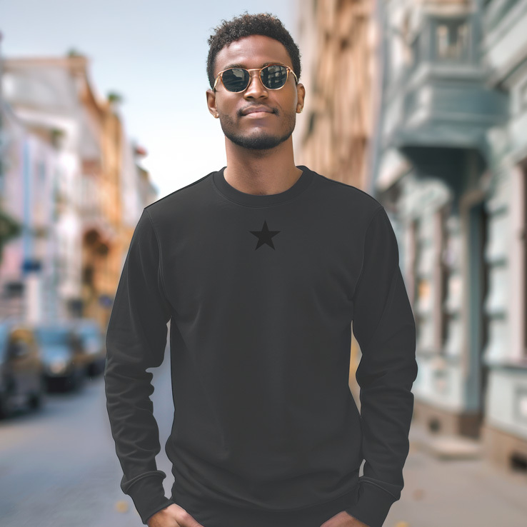 Tシャツ 星 GTO 5.6オンス ハイクオリティー ロングスリーブTシャツ グレージュブラック リミテッド 期間限定 2年連続入賞のデザイン メンズ レディース 普段着に オリジナルデザイン 特攻服 オラオラ系 暴走族 暴走天使 卒業式 ヤンキー チョイ悪 おしゃれ