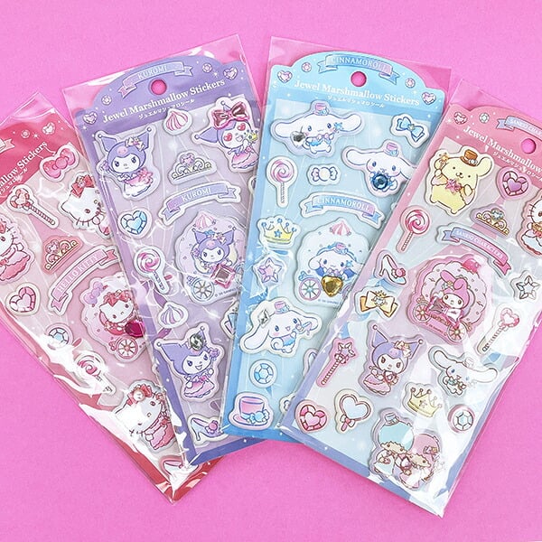 サンリオ シナモロール ジュエルマシュマロシール (スパークルジュエル) 文具 シナモン Sanrio