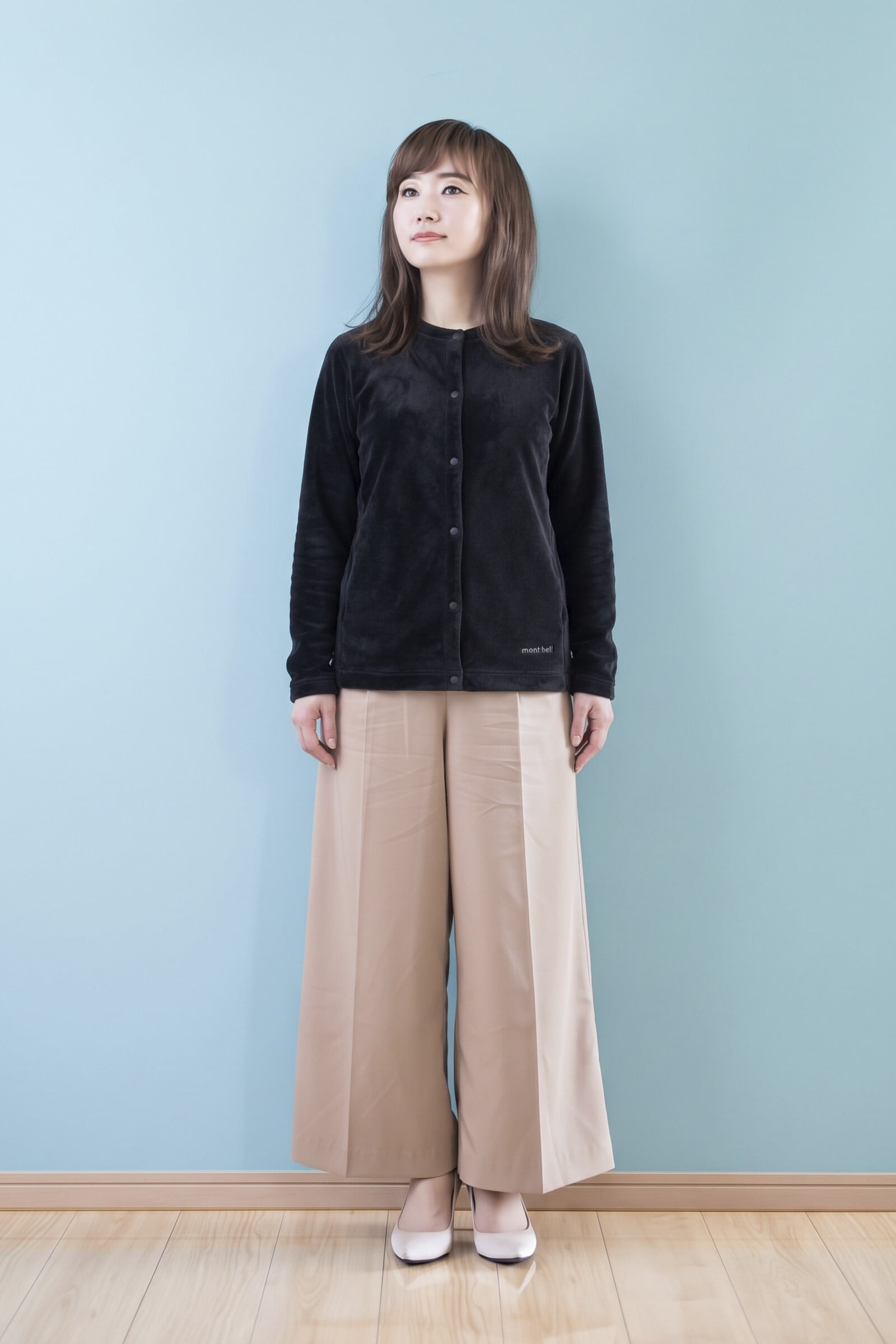 【ラッピング無料】mont-bell モンベル クリマエア ライト カーディガン Women's #1106833 レディース フリース 軽量 保温 通気性 ブラック XS S M L ギフト