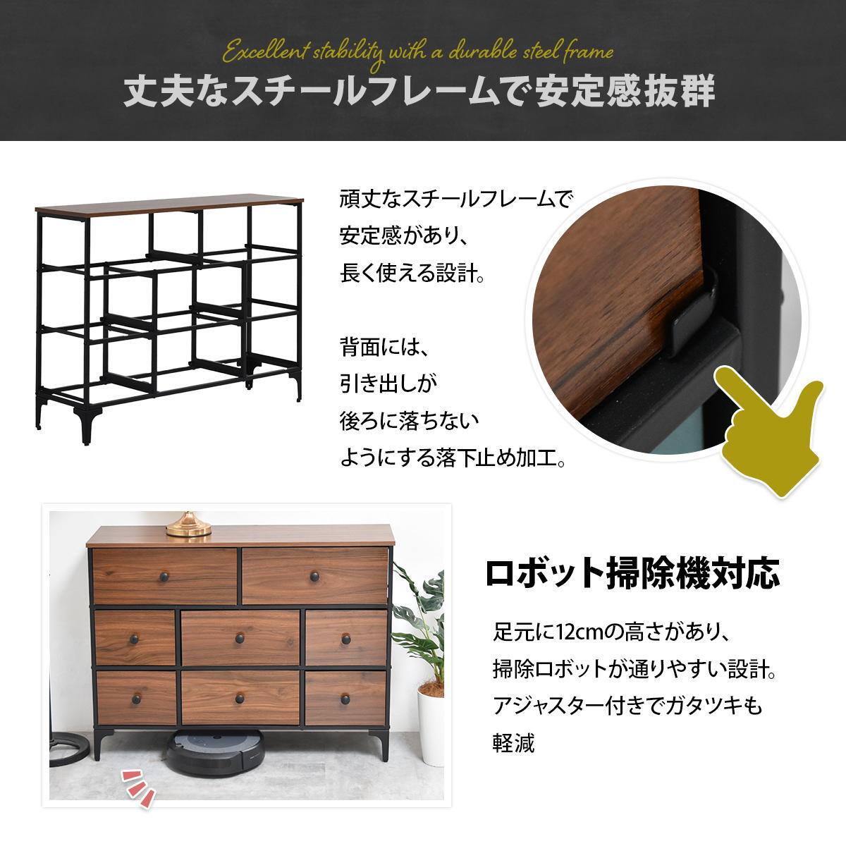 ターンチェスト 3段 8杯 RVLS0286 不織布チェスト 幅102.5cm 奥行30cm 高さ77cm 収納 木目柄 リビング収納 北欧 アメカジ ヴィンテージ 小花柄 ボタニカル 木製天板 軽量 大容量 新生活