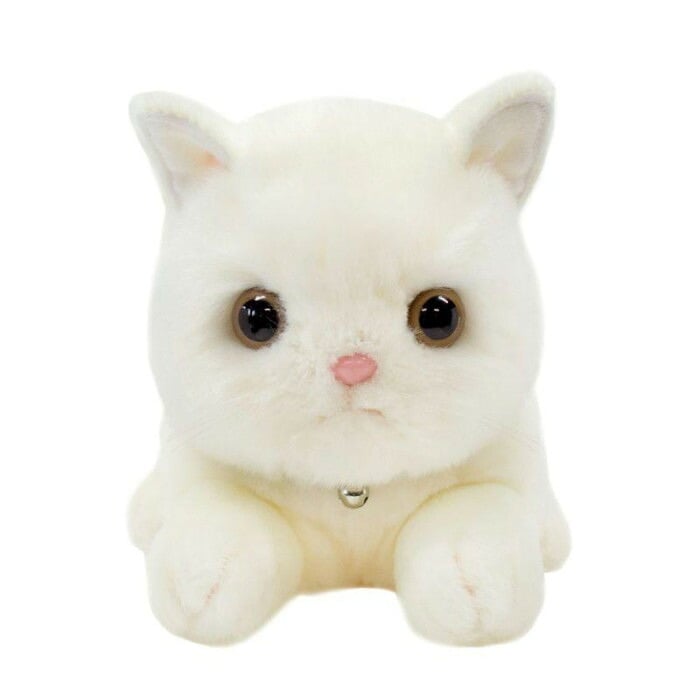 吉徳 ぬいぐるみ コネコ ホワイト 180846 こねこ 子猫 ネコ 猫 リアル 抱き枕 インテリア 雑貨 ギフト プレゼント おもちゃ 人形
