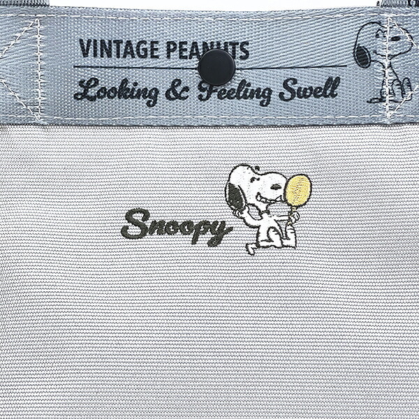 スヌーピー ランチトートバッグ (グレー)  ルートート ROOTOTE SNOOPY 送料込み