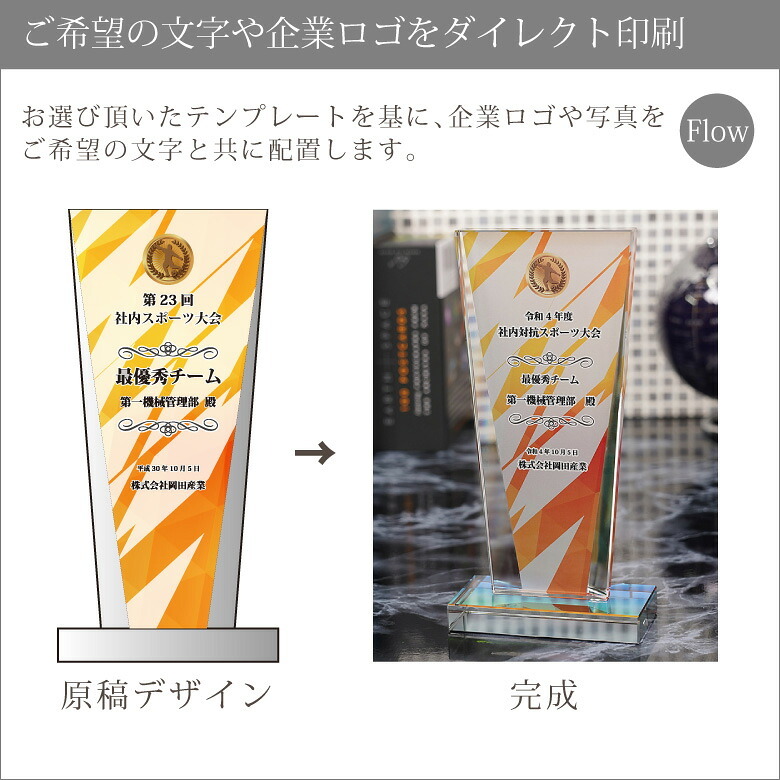 トロフィー ホワイトガラス WCR-38 名入れ オリジナル 記念品 表彰状 退職記念 周年記念 創立記念 ゴルフコンペ ホールインワン スポーツ大会 イベント 優勝 トロフィ クリスタル プレゼント ギフト おしゃれ