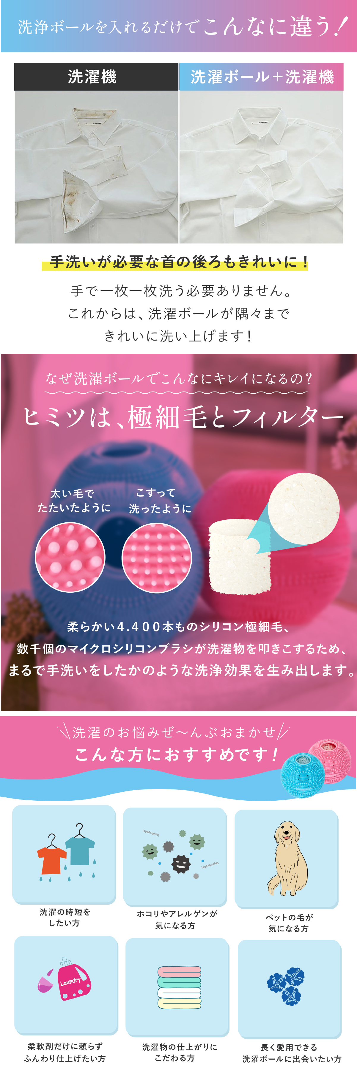 洗濯ボール ドクターランドリー Dr.LAUNDRY 2個セット シリコンユニケア UNICARE ランドリーボール ペットの毛 猫の毛 犬の毛 髪の毛 ほこり取り 不純物吸着 静電気防止 毛玉防止 絡まり防止 ふわふわ仕上げ 繰り返し使える 洗濯グッズ 洗濯用品 ペット用品 猫 犬 ペットのいる家庭 便利グッズ