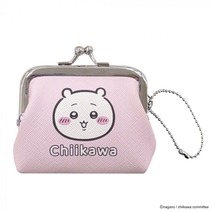 【1月20日入荷分予約受付中】 ちいかわ ミニがま口 コインケース ピンク 財布 小銭入れ ポーチ 小物入れ キャラクター グッズ かわいい おしゃれ プレゼント ギフト 雑貨 持ち運び ボールチェーン付