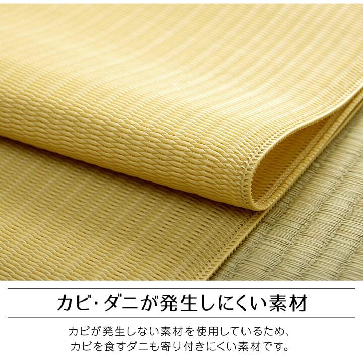 ラグ カーペット 洗える 日本製 国産 アウトドア レジャー 和室 シンプル 江戸間6畳(約261×352cm)