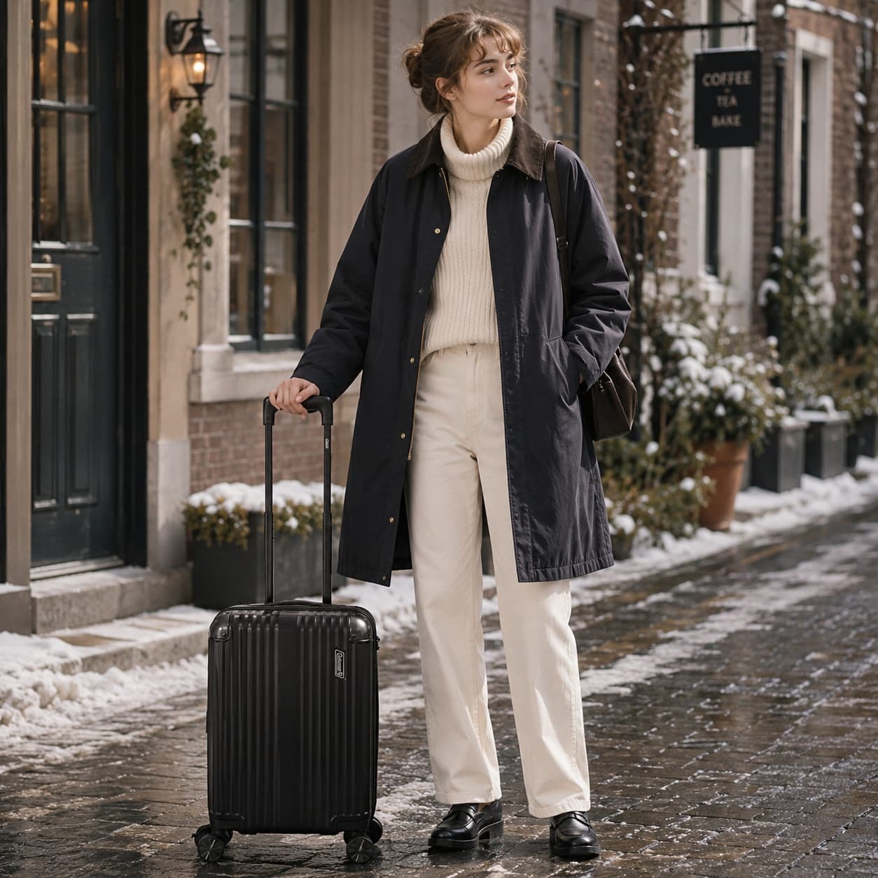 Coleman ストッパー付拡張ZIPキャリーS 38-46L キャリーケース スーツケース 大容量 出張 旅行 使いやすい レディース メンズ ギフト プレゼント ブラック 60014