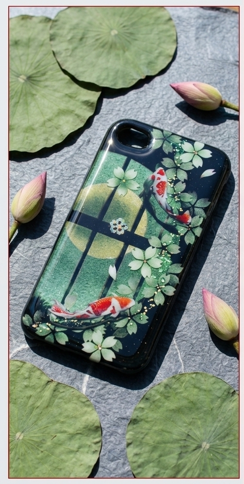 【全機種対応】スマホケース『奈』名入れ 送料無料 和柄 和風 桜 職人 伝統工芸 ハンドメイド ハードケース 手帳型 iPhone 17 Xperia AQUOS Android 各機種対応