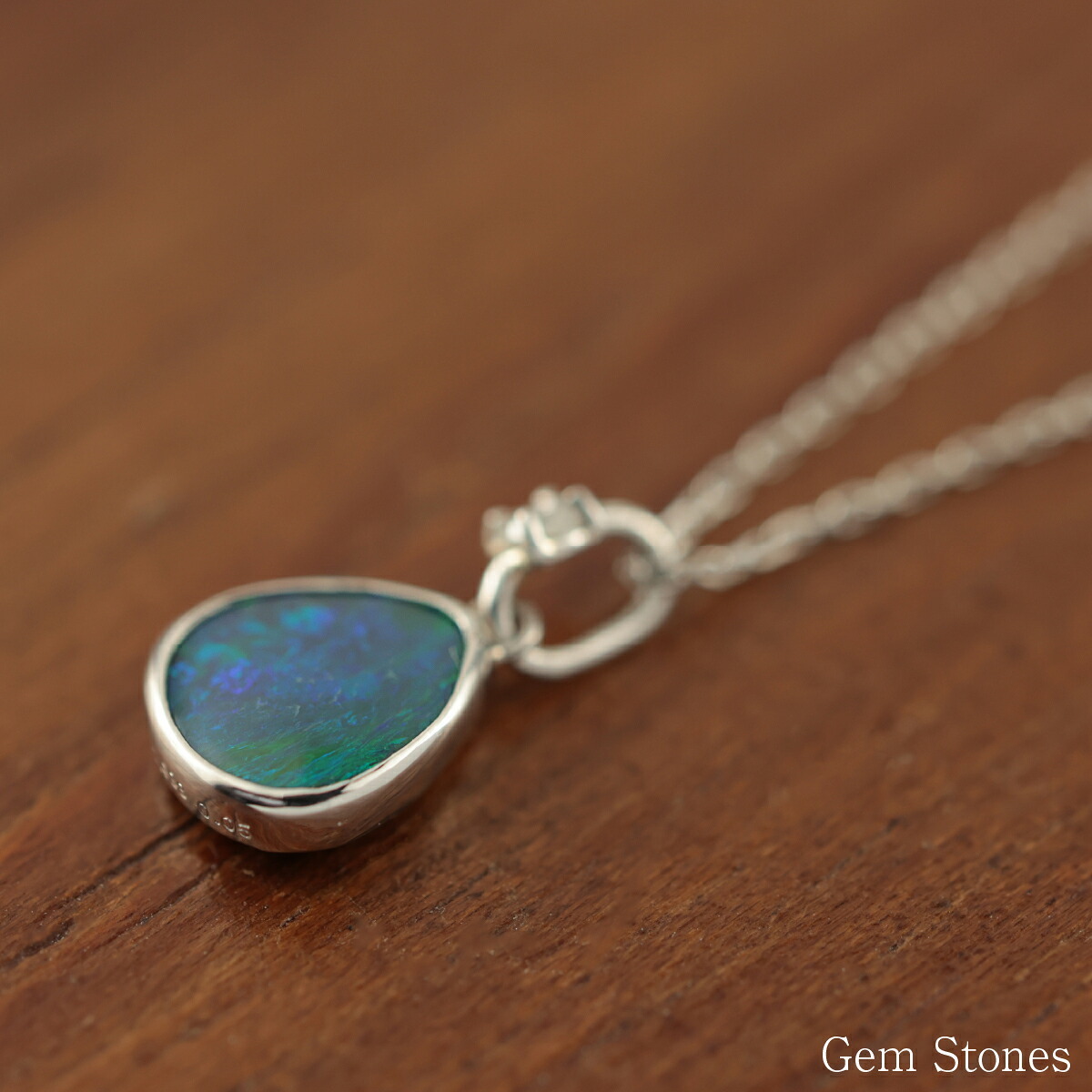 上質 ブラックオパール ネックレス 0.988ct ダイヤモンド プラチナ Pt900 ペンダント シンプル エレガント 上品 レディース 宝石 ダイヤ 一粒 一石 ジュエリー 10月 誕生石 プレゼント