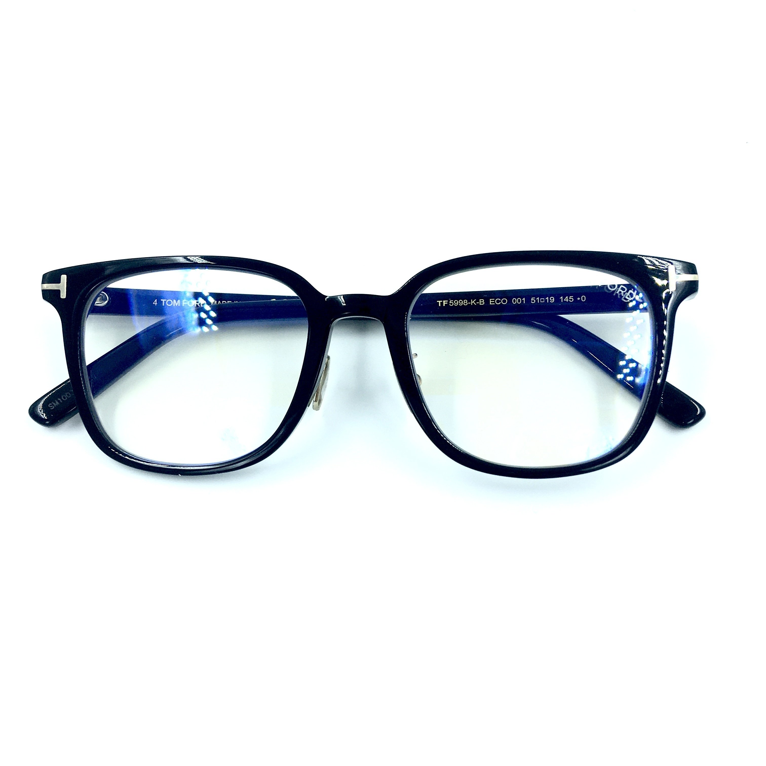 【送料無料】トムフォード TOM FORD TF5998KB 001 ShinyBlack　メガネフレーム  男性女性向けギフト 彼氏彼女へのプレゼント 父の日　母の日 誕生日 上司や同僚への贈り物 記念日や就職祝いに最適｜高級ブランドアイウェア 新品未使用 ラッピング対応 送料無料 専用ケース付 -