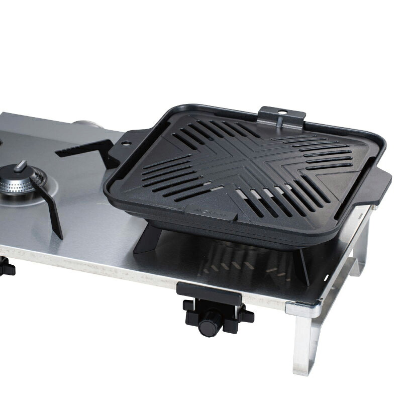 SOTO ソト カコム グリルプレート ST-3112 焼肉プレート BBQグリル 煙軽減 フッ素樹脂加工 アルミ製 キャンプ アウトドア バーベキュー 誕生日 ギフト プレゼント
