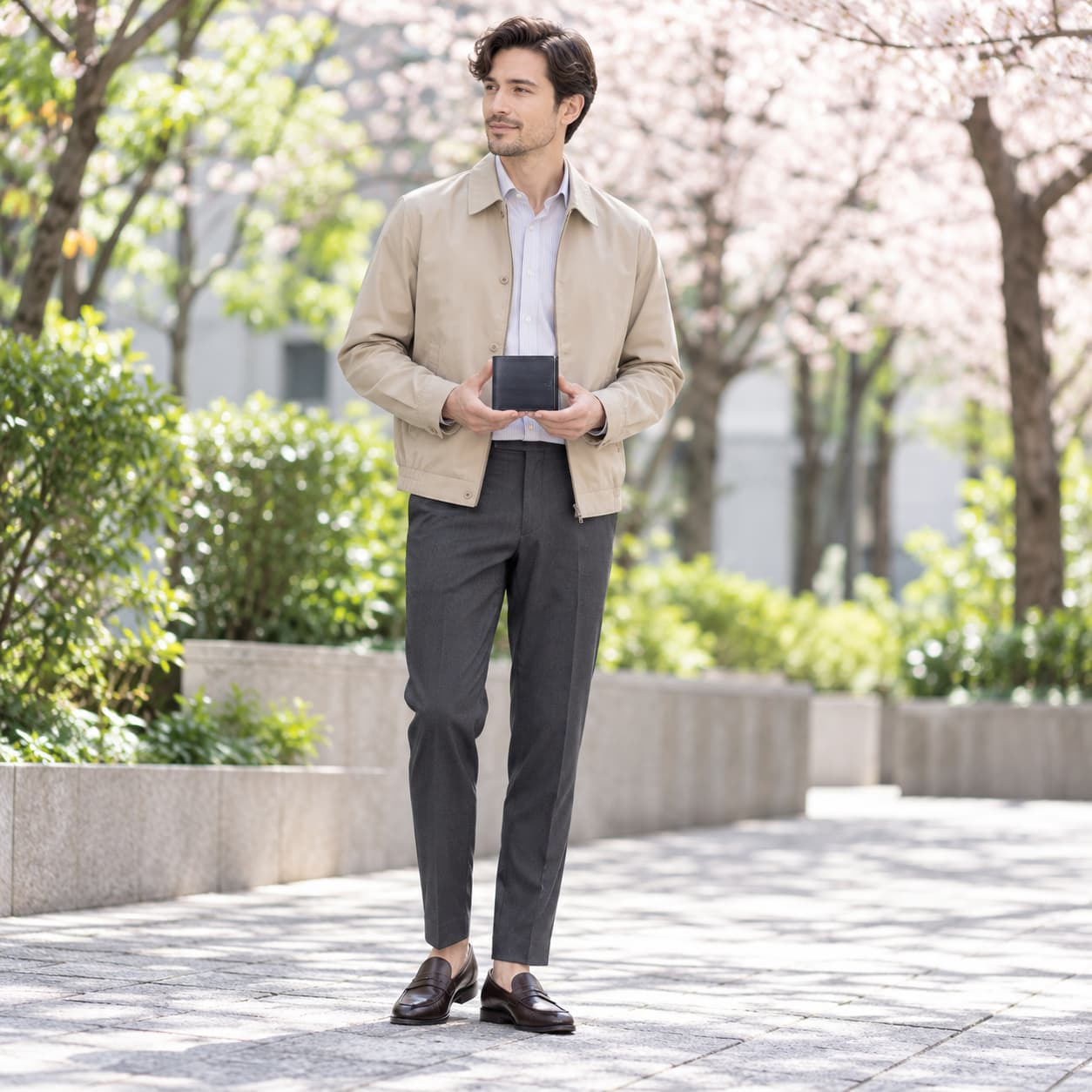 LANVINenBlue ランバンオンブルー 財布 折り財布 ウォレット レノア 二つ折り財布  メンズ 普段使い 牛革 レザー