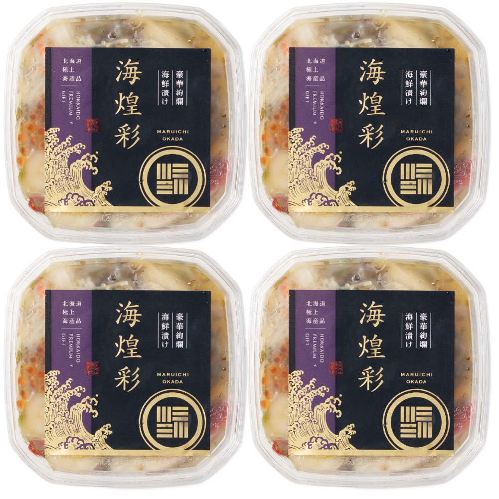 あわび入り 豪華海鮮漬 120g × 4個セット 松前漬け 海鮮丼 お取り寄せ グルメ ご飯のお供 おかず おつまみ 海鮮 ギフト 母の日 プレゼント 人気 北海道